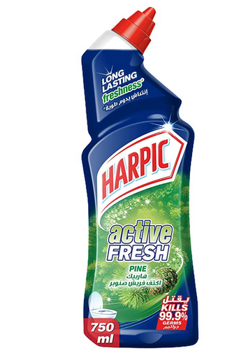 Harpic Active Fresh Toilet Cleaner, Pine 750ml