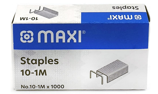 MAXI MX-10-1M Staple Pins - No. 10-1M , 1000 Pins ( Pack of 20)