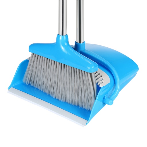 ADY BR18 Dustpan with Longhand Brush , Blue