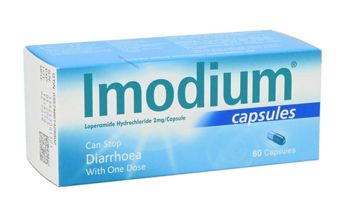 Imodium Loperamide Hydrochloride - 2mg, 60 Capsules