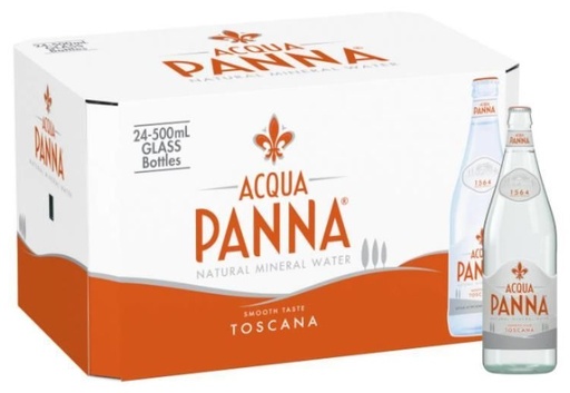 Acqua Panna Mineral Water Glass Bottles (12x750mL)