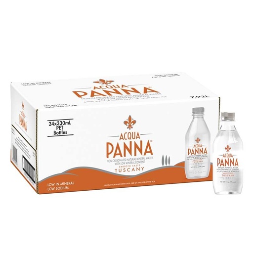 Acqua Panna Mineral Water Plastic Bottles (24x330mL)