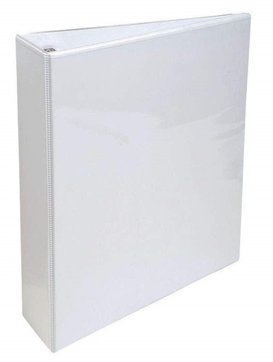 Alpha 4-Ring Presentation Binder - 2 Inch (50mm), A4, White - Box of 50