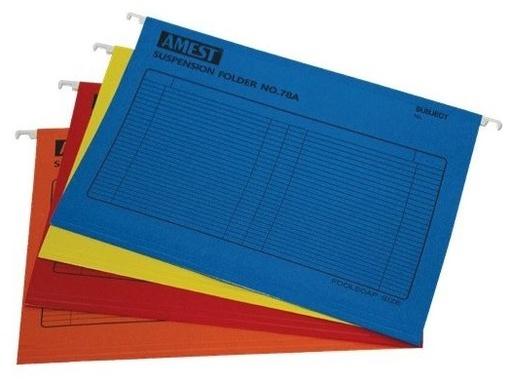 Amest 78A Suspension Folder, Blue , F/S (Pack of 50)