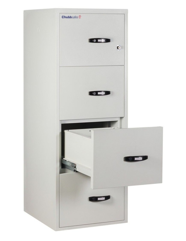 CHUBBSAFES FIRE FILE FIRE RESISTANT DOCUMENT PROTECTION CABINET 31" - 4 DRAWERS - 2H