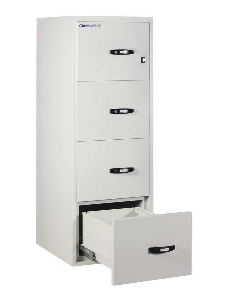 CHUBBSAFES FIRE FILE FIRE RESISTANT DOCUMENT PROTECTION CABINET 31" - 4 DRAWERS - 2H