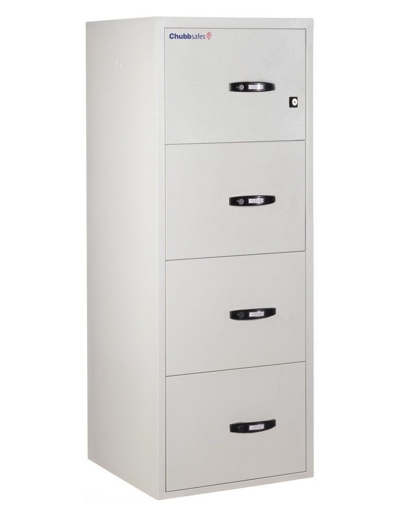 CHUBBSAFES FIRE FILE FIRE RESISTANT DOCUMENT PROTECTION CABINET 31" - 4 DRAWERS - 2H