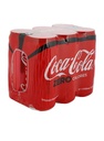 Coca-Cola Zero Soft Drink, Can 330ml (Pack of 6)