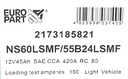 MF Light Vehicle Battery 12V 45Ah (NS60LSMF / 55B24LS)