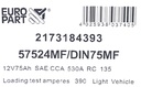 MF Light Vehicle Battery 12V 75Ah (75L DIN MF)