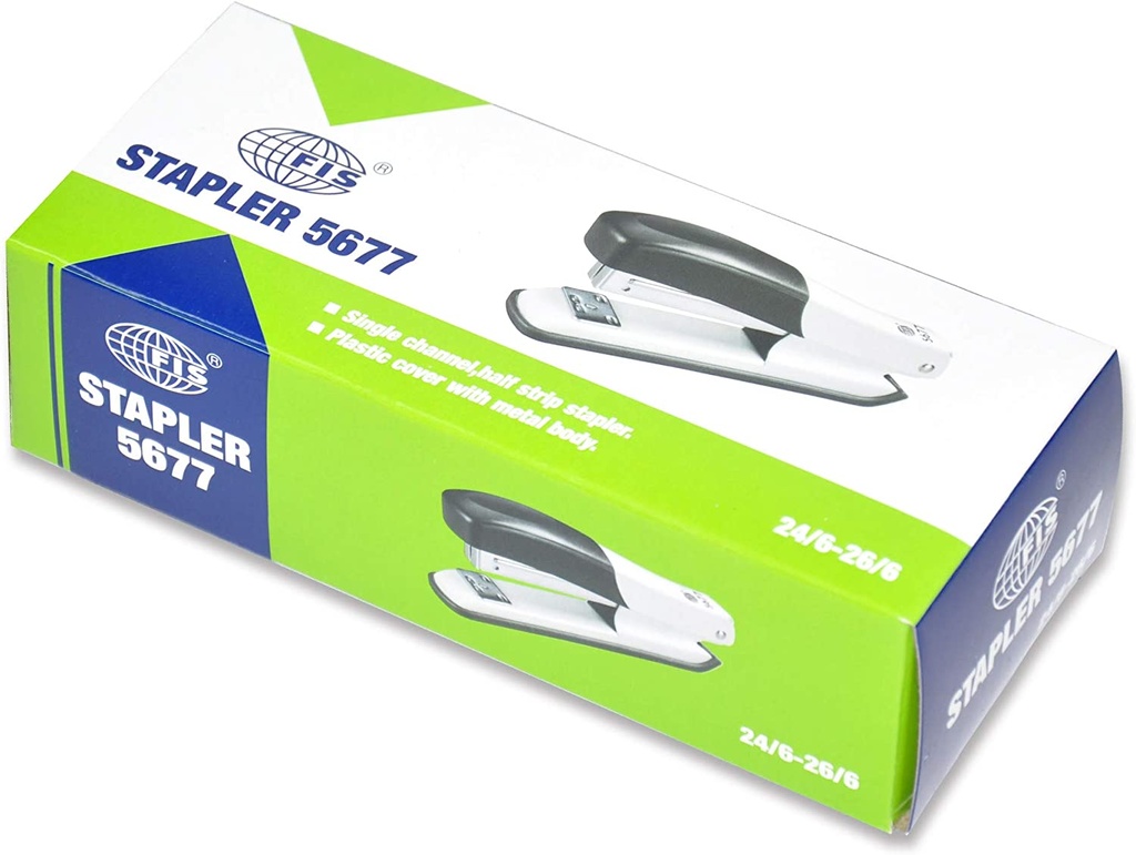 FIS FSSF5677 Medium Stapler - 20 Sheets Capacity, Assorted Color