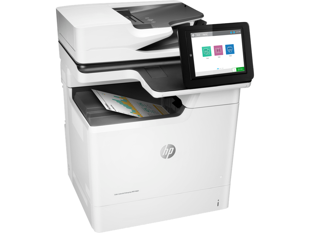 HP Color LaserJet Enterprise M681dh All-In-One Laser Printer