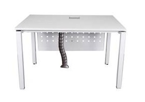 MHM Figura 72-13 white Modern Workstation without Drawer (Table only)