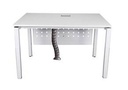 MHM Figura 72-13 white Modern Workstation without Drawer (Table only)