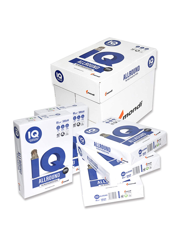 Mondi IQ All Around Photocopy Paper - A4, 80gsm, 5 Reams/Box