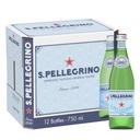 S.Pellegrino Sparkling Mineral Water Glass Bottles (12x750ml)