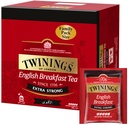 TWININGS ENGLISH BREAKFAST TEA 100 TEA BAGS (Pack of 4)