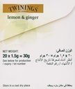 Twinings Infuso Lemon & Ginger Tea, 20 Bags (Pack of  2)
