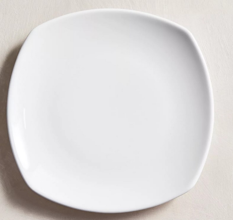 HCenter Ceramic Dinner Plate - 26 cm (Diameter) Assorted Colors
