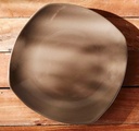HCenter Ceramic Dinner Plate - 26 cm (Diameter) Assorted Colors