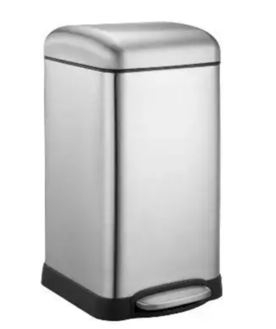 FLORET Stainless Steel Pedal Waste Bin , 30Liters