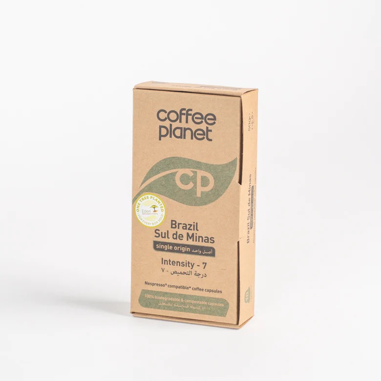 Coffee Planet FS Compostable CP Brazil Sul De Minas Capsules ( 25 Capsules)