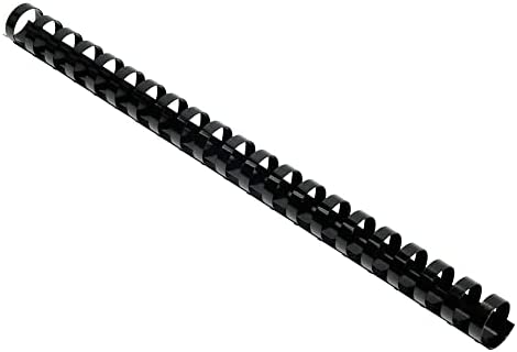 FIS FSBD19BK Binding Rings/Wire , Plastic , Black ,19mm , (160 sheets capacity) (pack of 100)