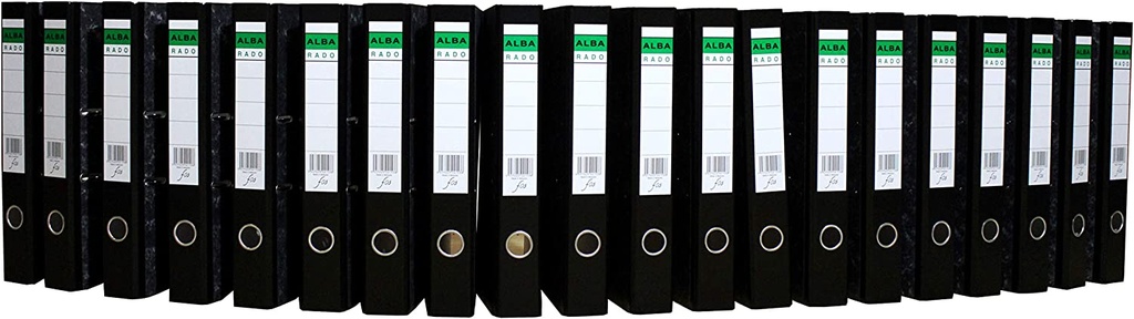 FIS FSBF4A4RD Rado Box File A4 Narrow , Black ( Carton of 50)