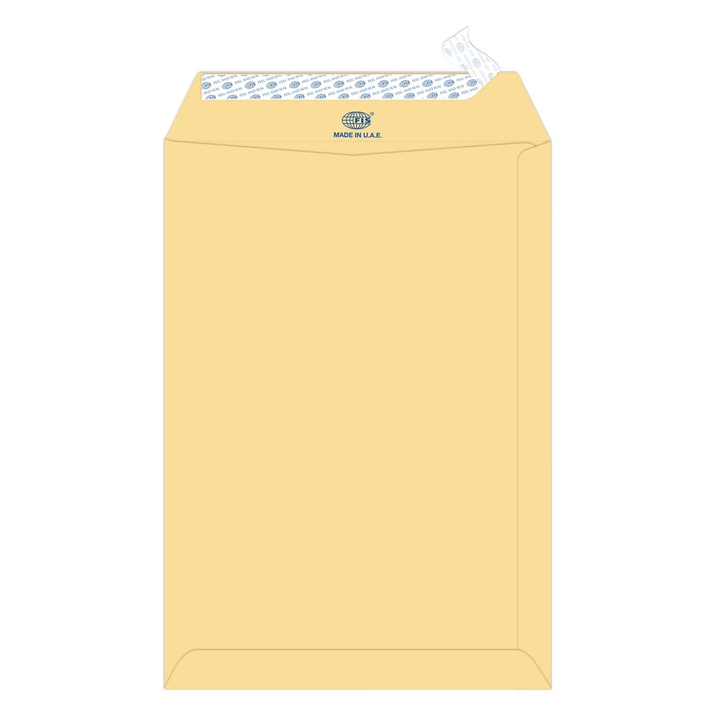 FIS FSME9027P50 Manila Peel and Seal Plain Envelope (324 x 229 mm)