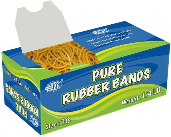 FIS FSRB16 Pure Rubber Band - Size 16, 1/4 lb.