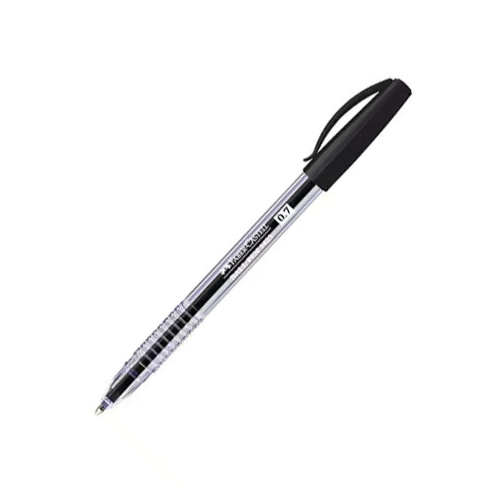 Faber Castell 1423 Ball Point Pen - 0.7 mm, Black (Pack of 50)