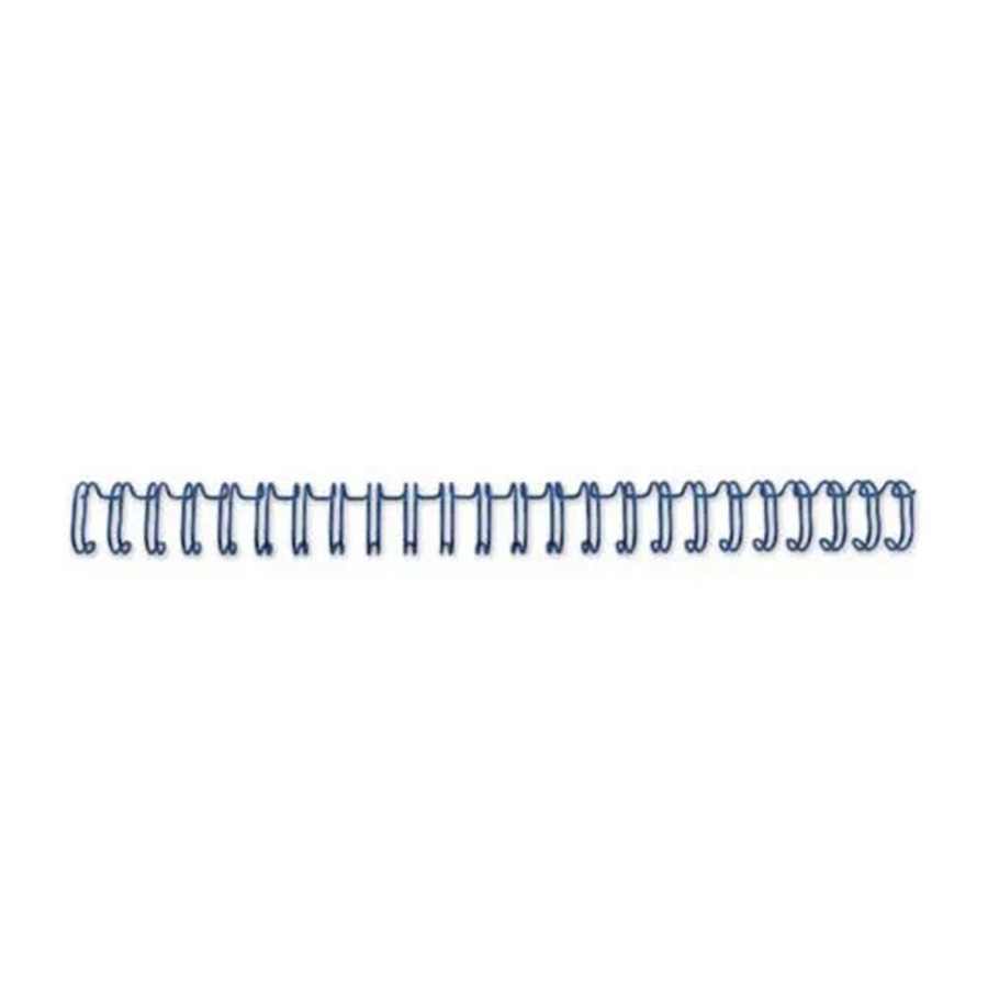 GBC BINDING WIRE 2:1 (23 HOLES,A4) 16MM BLUE