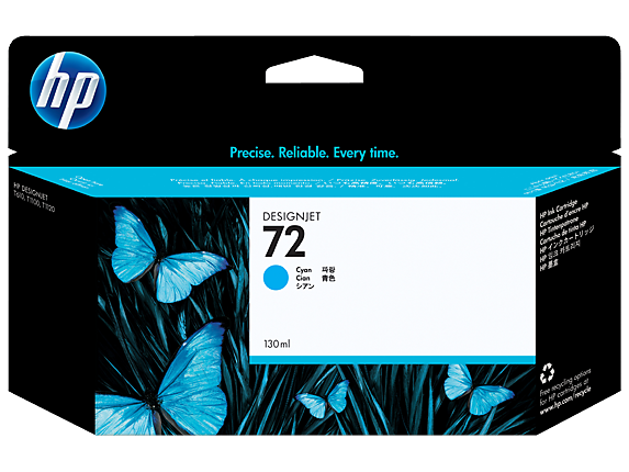 HP 72 PLOTTER CARTRIDGES - CYAN