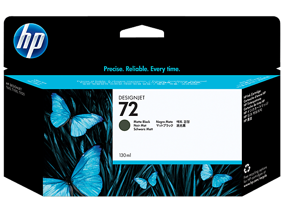 HP 72 PLOTTER CARTRIDGES - MATTE BLACK