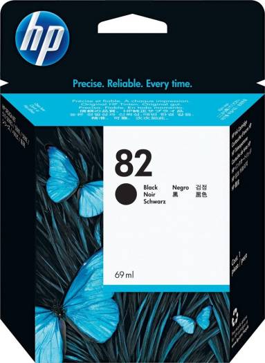 HP 82 69-ml Black DesignJet Ink Cartridge