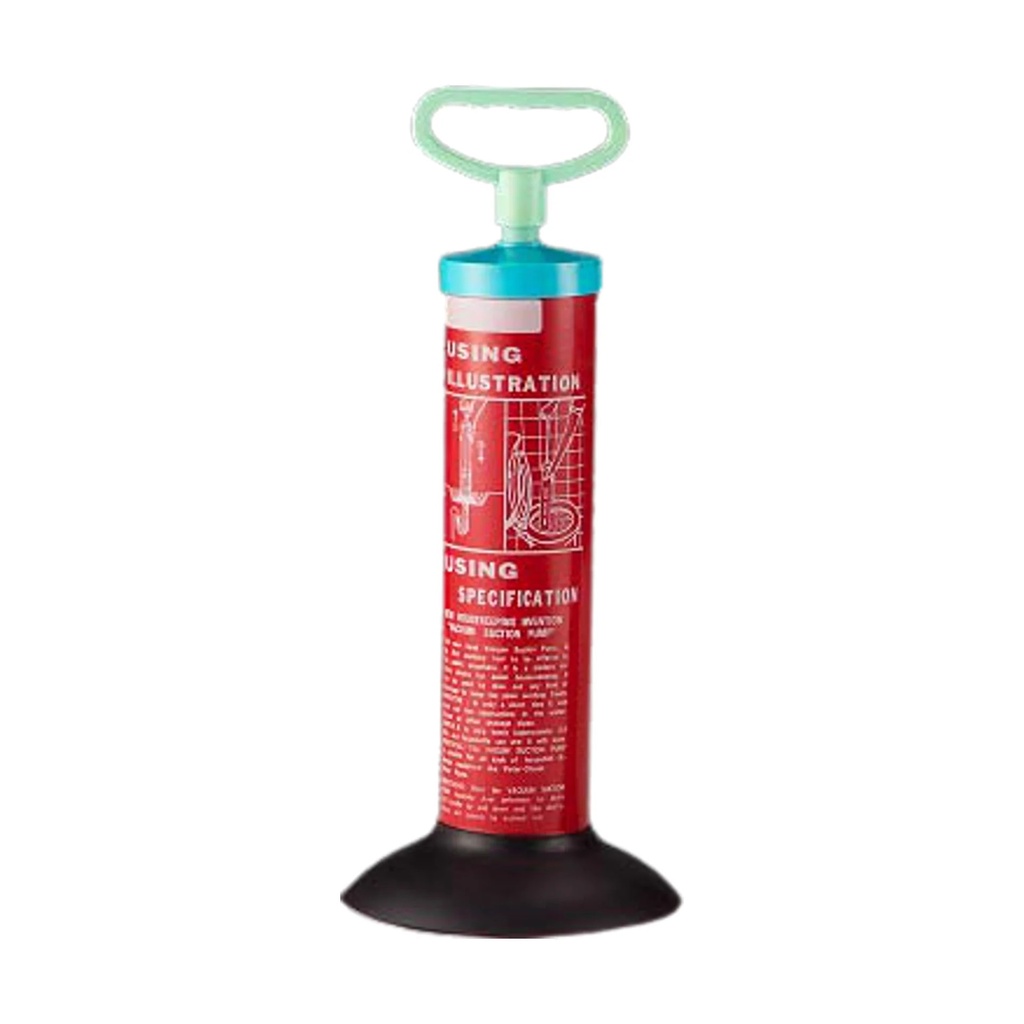 Heavy Duty Vacuum Suction Pump 17CM (Red)