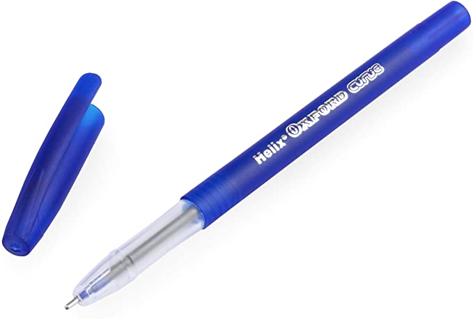 Helix Oxford Ballpoint Pen , 1.0mm ( Blue) (Pack of 25)