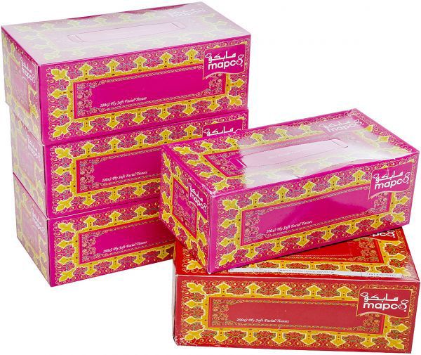 Hotpack Mapco-Facial Tissue 2Ply , 200 Sheets (Case of 30)