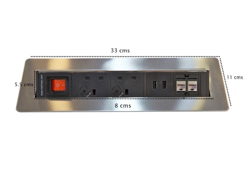 MHM Ergo 47 Flip Power Module for Meeting Table