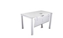 MHM Figura 72-13 white Modern Workstation without Drawer (Table only)