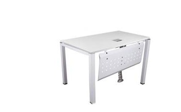 MHM MOF Vorm 136-16 White Modern Workstation , Premium White 18mm thickness , Table only