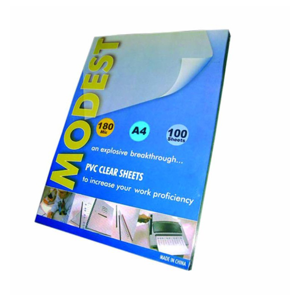 Modest Binding Sheets , A4 , Yellow ( 100 sheets)
