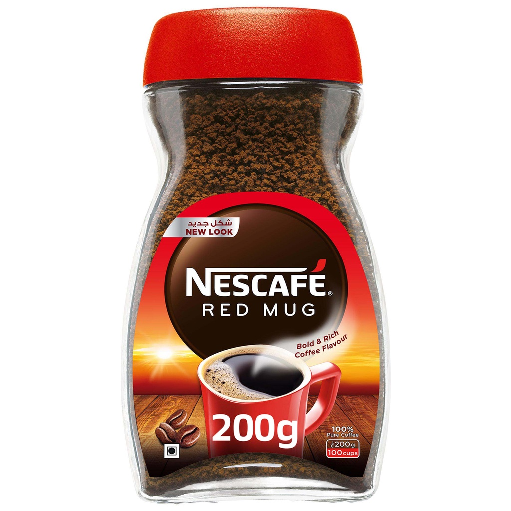 Nescafe Red Mug Instant Coffee - 200 Grams  ( Case of  6)