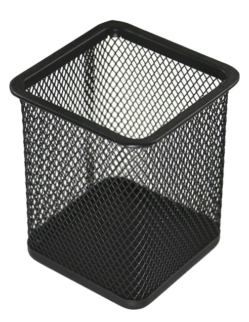 PARTNER Metal Mesh Memo Holder, Black