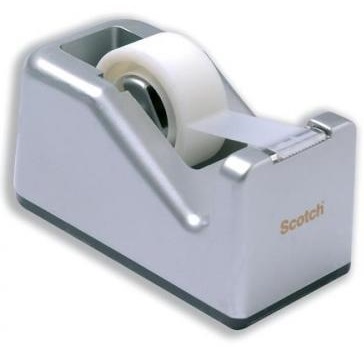 Scotch Magic C28 Desktop Compact Tape Dispenser , Grey