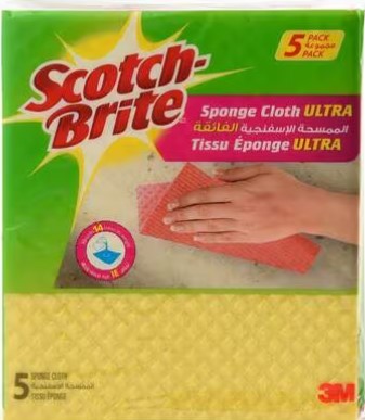 Scotch-Brite Multi-Purpose Sponge Cloth ULTRA 5 units/pack