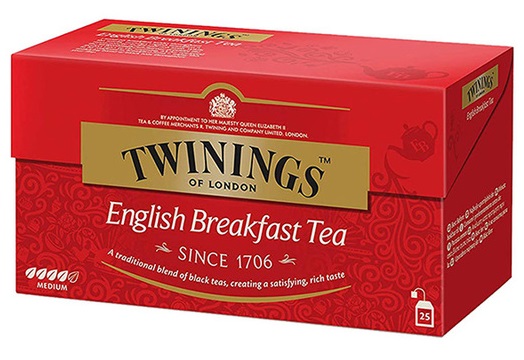 TWININGS ENGLISH BREAKFAST 25 TEA BAGS