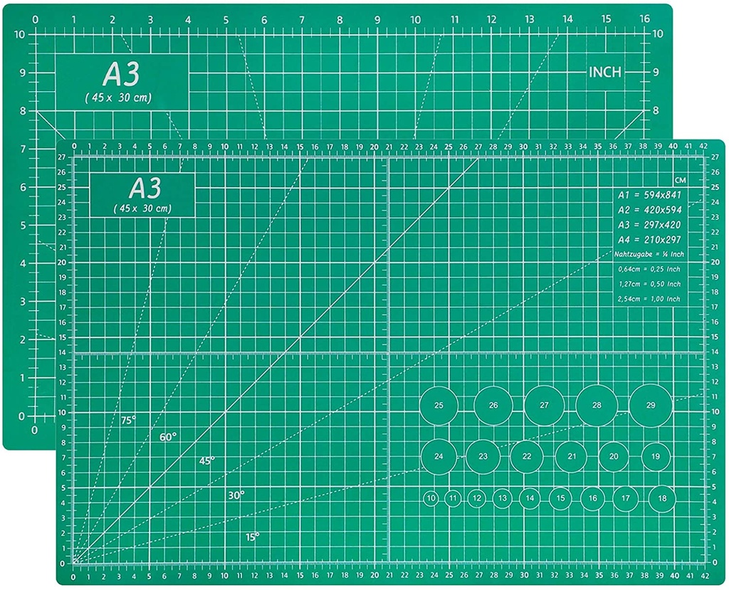 Tecnostyl Cutting Mat ,A3 , Transparent