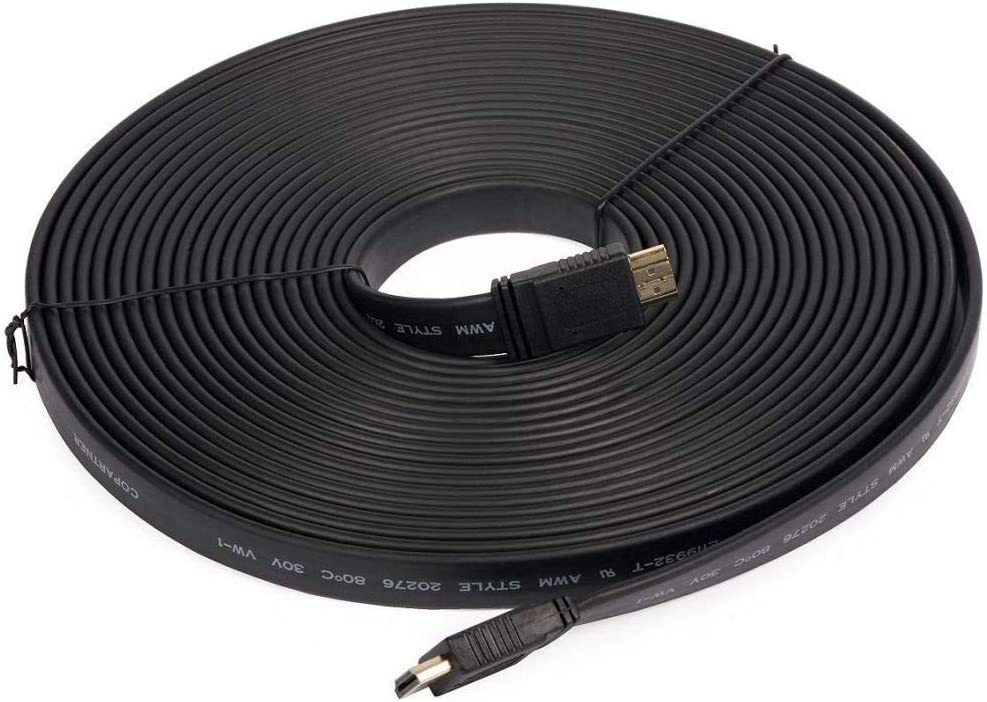 GENERIC Flat HDMI to HDMI Cable , 10meters