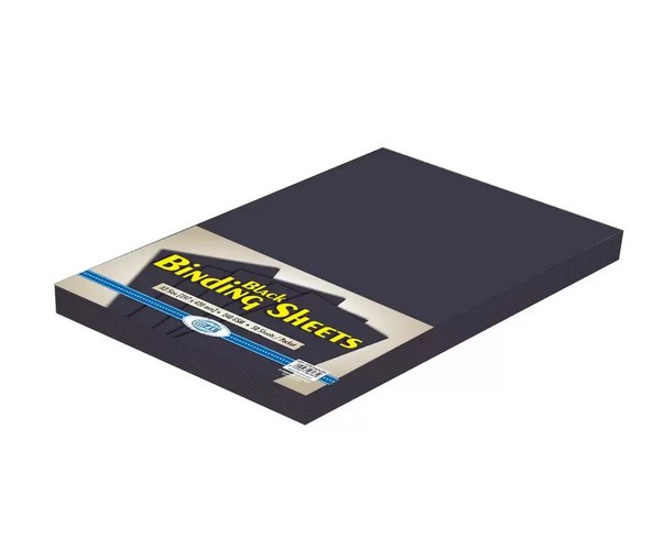 FIS FSBDA403BK Binding Cover A4 Black (Pack of 25)